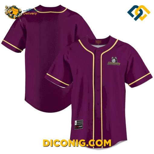 Bloomsburg Huskies Maroon Baseball Jersey