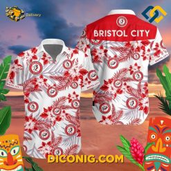 Bristol City FC Aloha Hawaiian Shirt