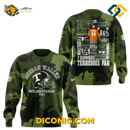 Camo Tennessee Morgan Wallen Neyland Stadium Sweatshirt