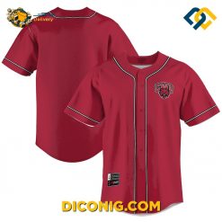 Central Washington Wildcats Crimson Baseball Jersey
