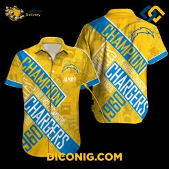 Champion Legacy Los Angeles Chargers Hawaiian Shirt