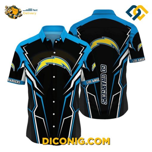 Electric Surge Los Angeles Chargers Hawaiian Shirt