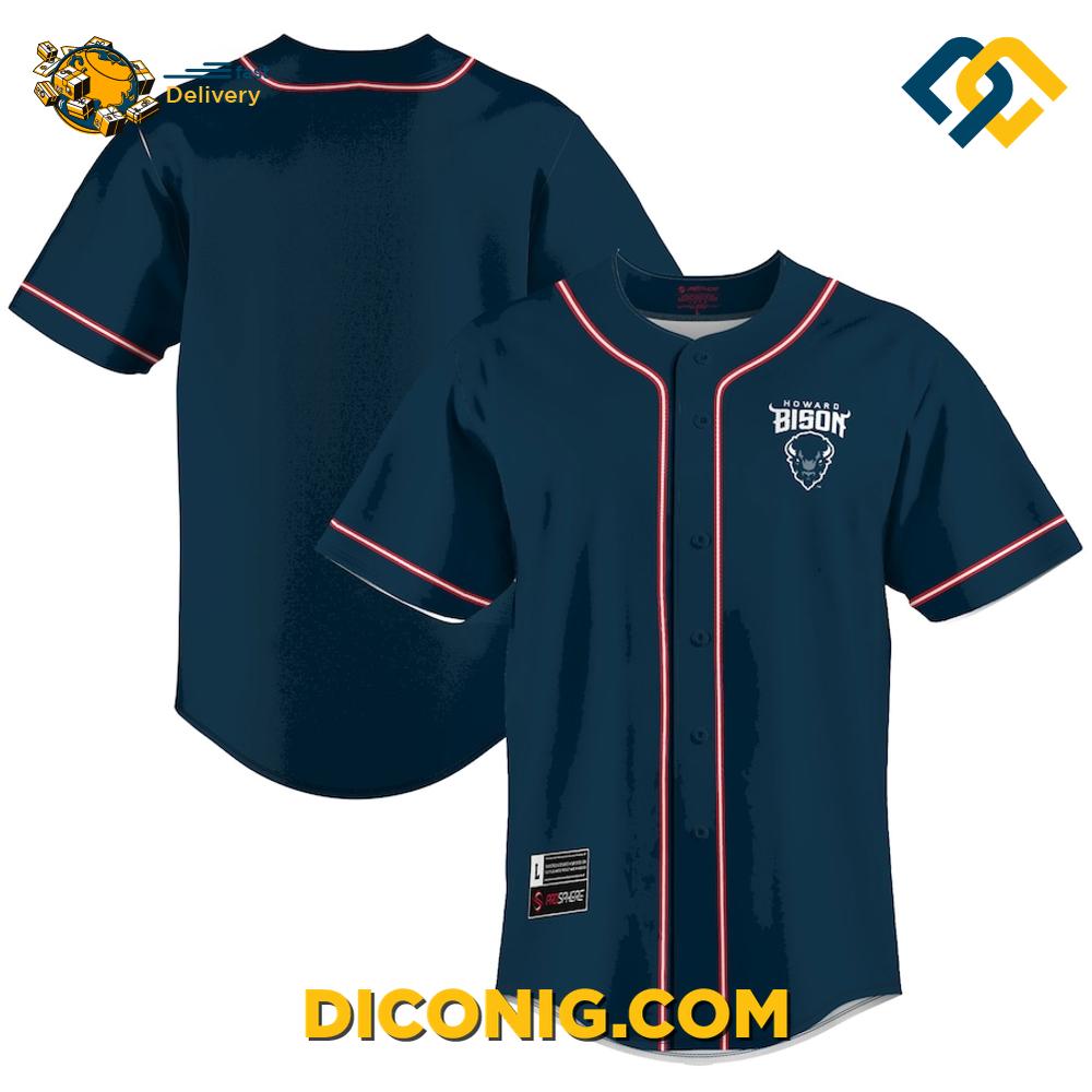 Howard Bison Baseball Jersey 2 Gallery Image