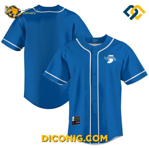 Indiana State Sycamores Royal Baseball Jersey