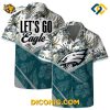 NFL Philadelphia Eagles Hawaiian Shirt Custom Let’s Go Eagle