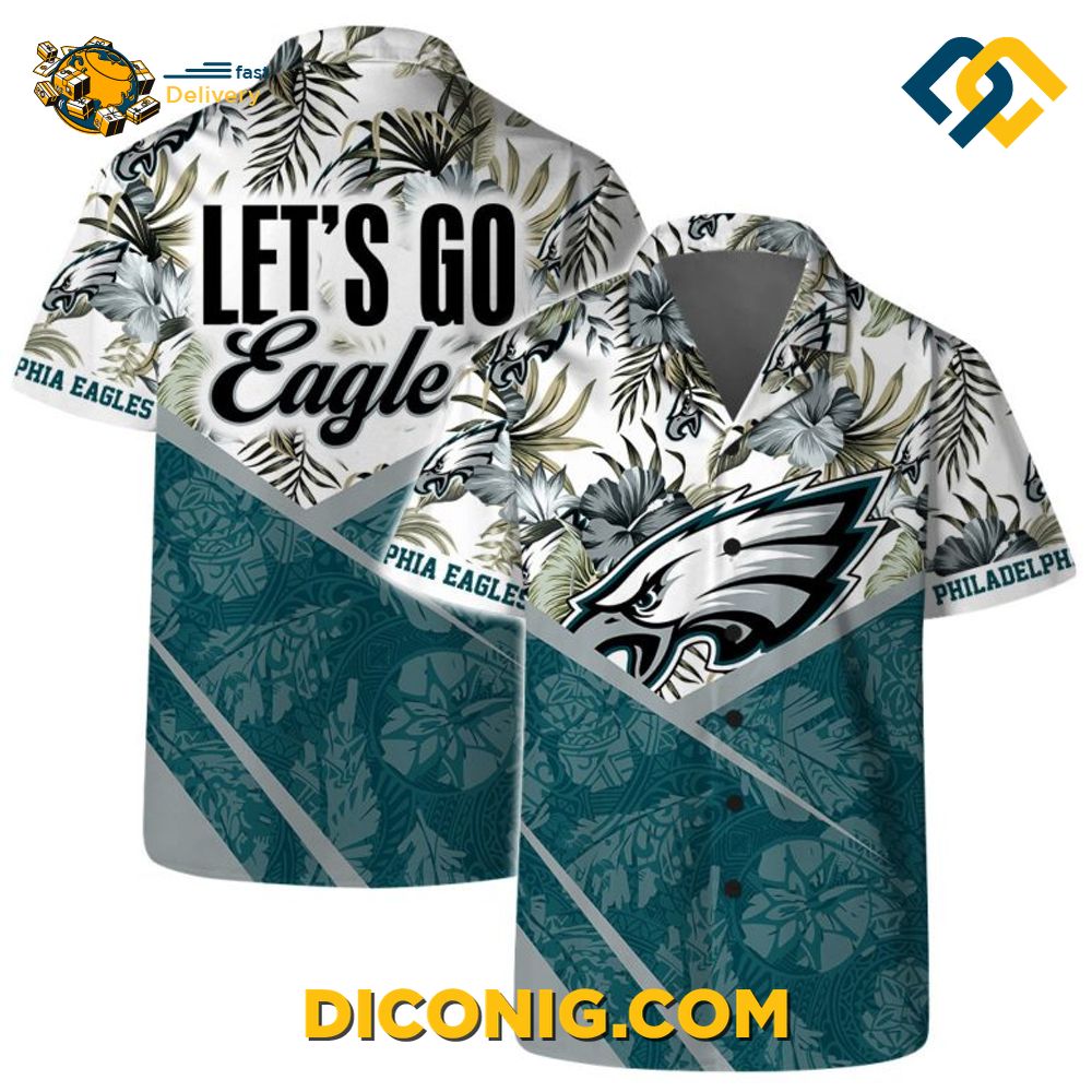 Let’s Go Philadelphia Eagles Hawaiian Shirt 2 Gallery Image