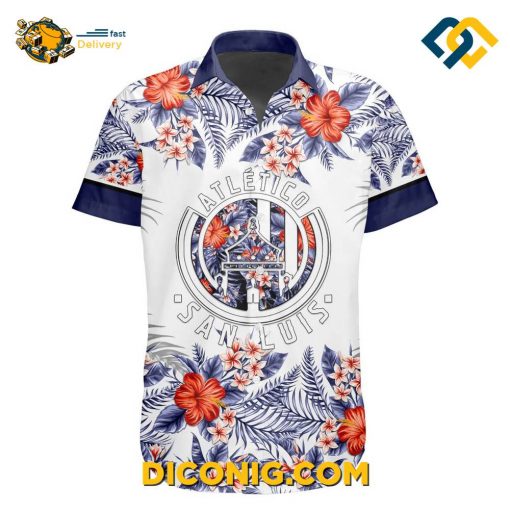 Liga MX Atletico San Luis Aloha Hawaiian Shirt