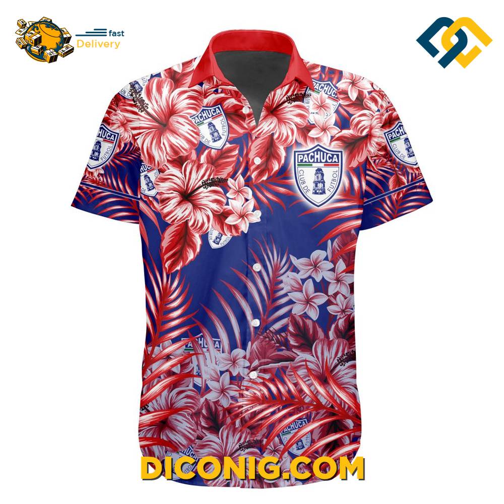 Liga MX CF Pachuca Aloha Hawaiian Shirt 4 Gallery Image