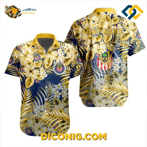 Liga MX Chivas Guadalajara Aloha Hawaiian Shirt