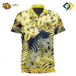 liga mx club america aloha hawaiian shirt