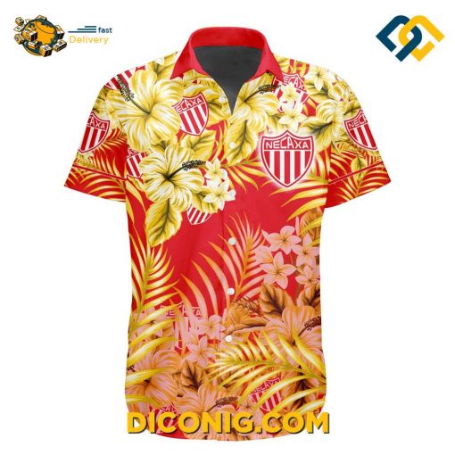 Liga MX Club Necaxa Aloha Hawaiian Shirt