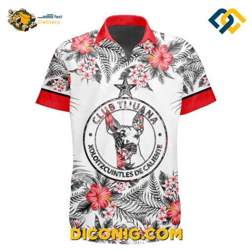 Liga MX Club Tijuana Aloha Hawaiian Shirt