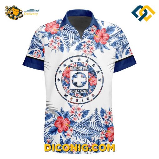 Liga MX Cruz Azul Aloha Hawaiian Shirt