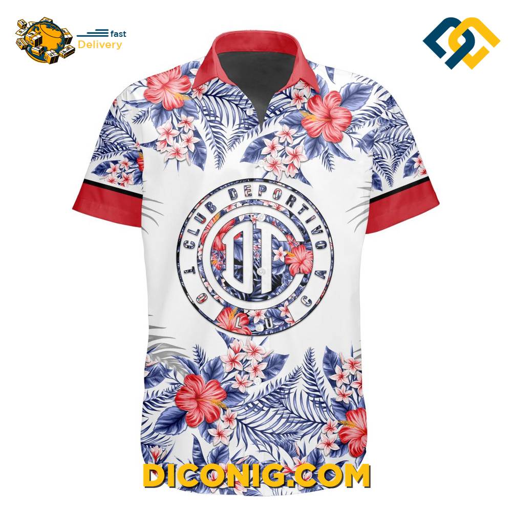 Liga MX Deportivo Toluca Aloha Hawaiian Shirt 4 Gallery Image