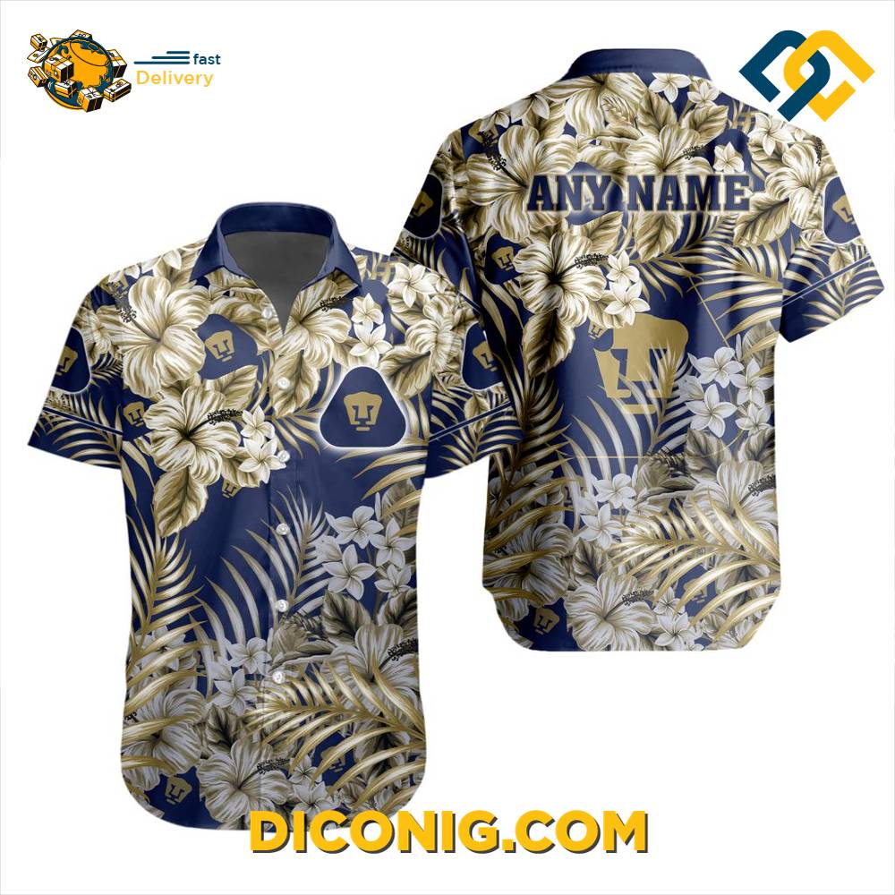 Liga MX Pumas UNAM Aloha Hawaiian Shirt 3 Gallery Image
