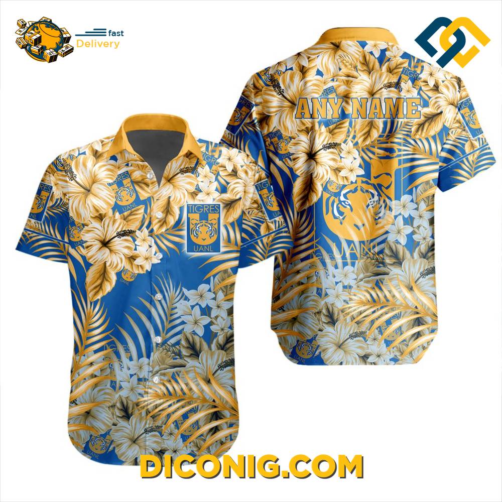 Liga MX Tigres UANL Aloha Hawaiian Shirt 3 Gallery Image