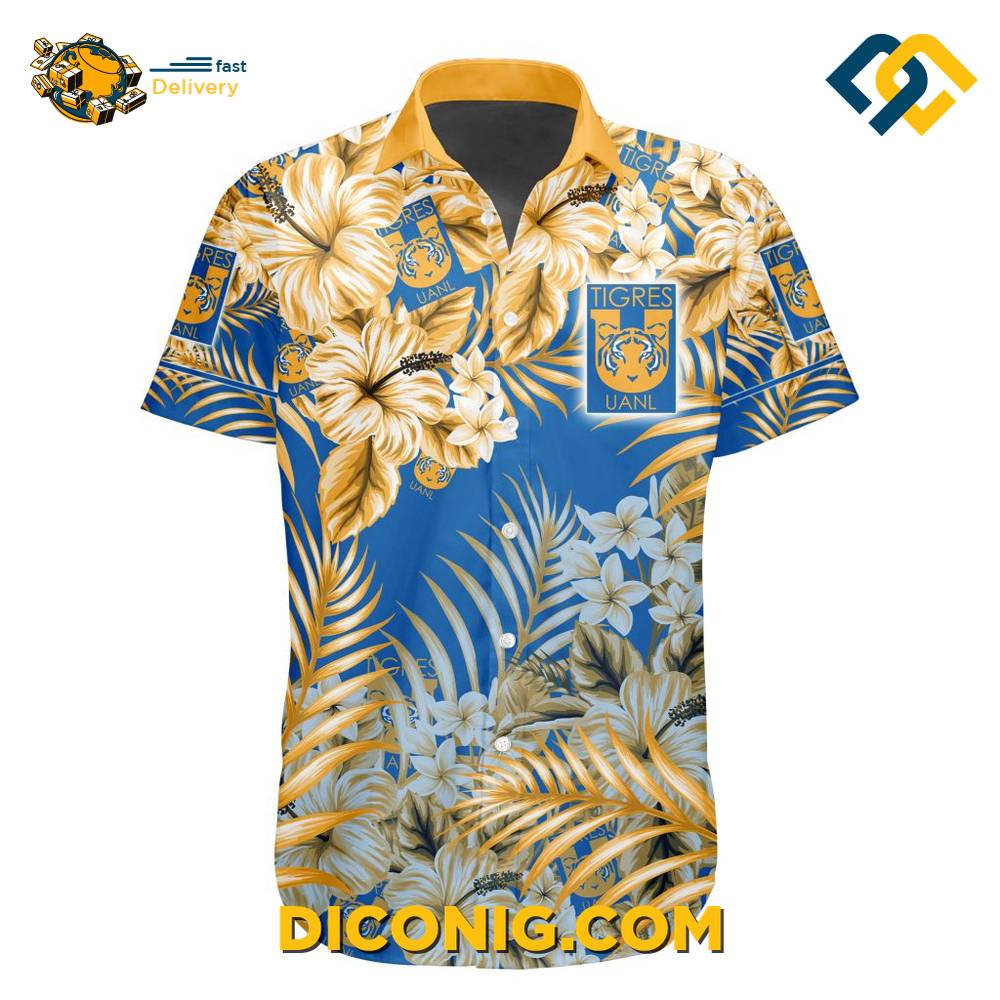 Liga MX Tigres UANL Aloha Hawaiian Shirt 4 Gallery Image