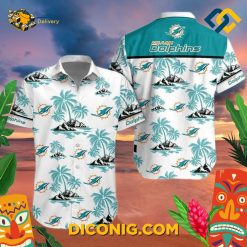 NFL Miami Dolphins Aloha Hawaiian Shirt