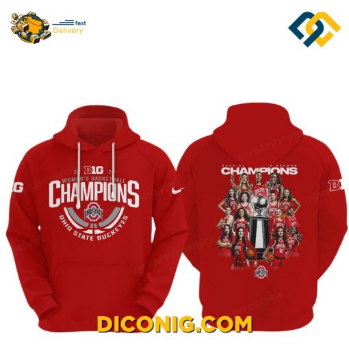 Ohio State Buckeyes Women Basketball Hoodie