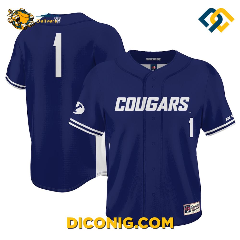ProSphere BYU Cougars Baseball Jersey 2 Gallery Image