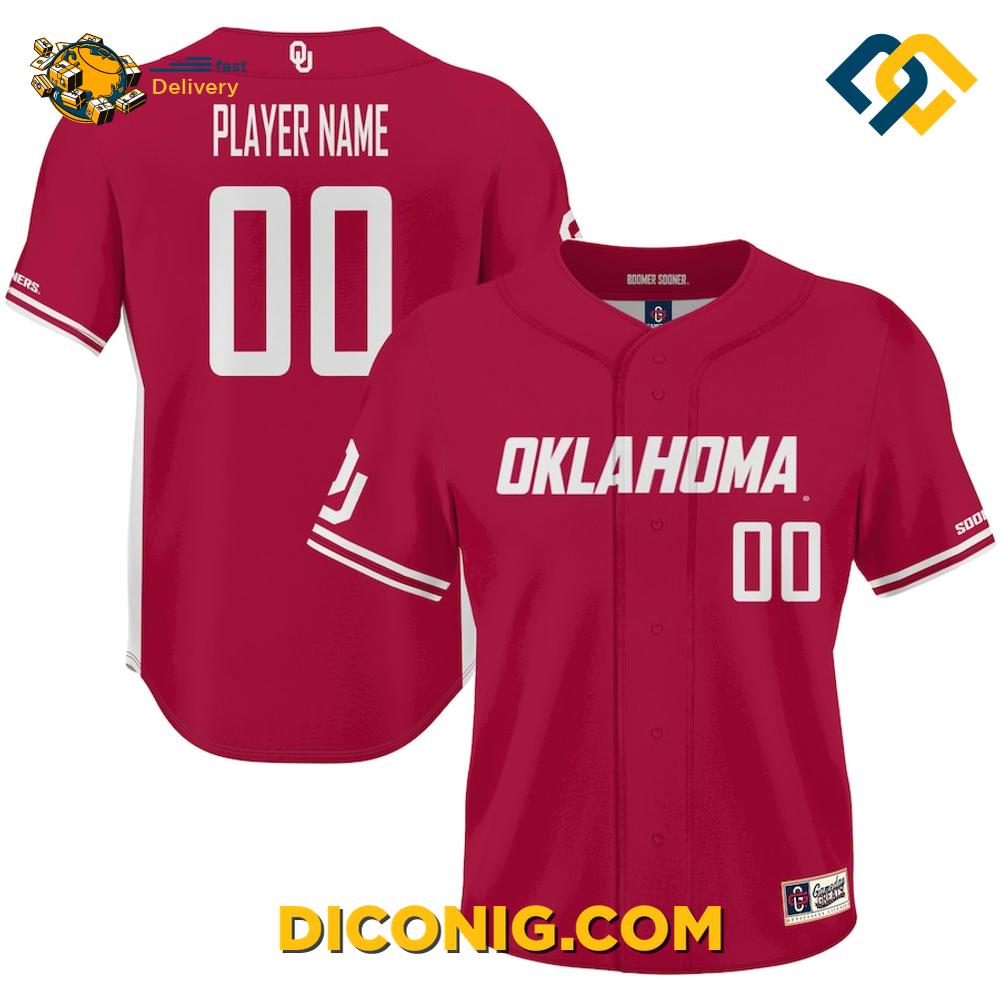 ProSphere Oklahoma Sooners Baseball Jersey 2 Gallery Image
