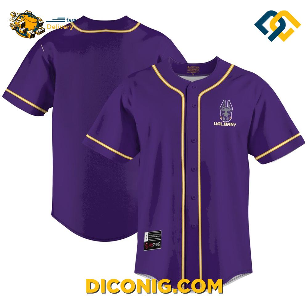 ProSphere UAlbany Great Danes Baseball Jersey 2 Gallery Image