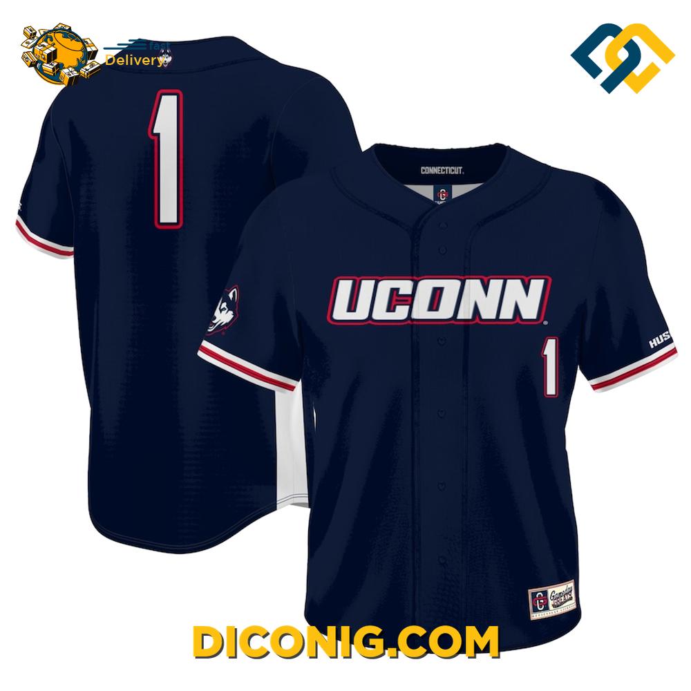 ProSphere UConn Huskies Baseball Jersey 2 Gallery Image