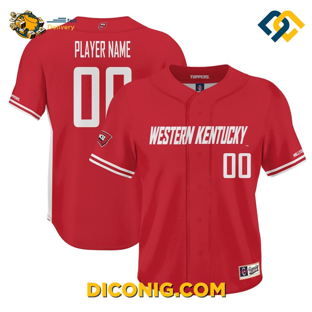 ProSphere Western Kentucky Hilltoppers Baseball Jersey 2 Gallery Image