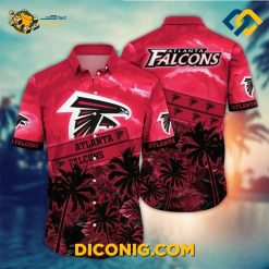 Sunset Palms Atlanta Falcons Hawaiian Shirt