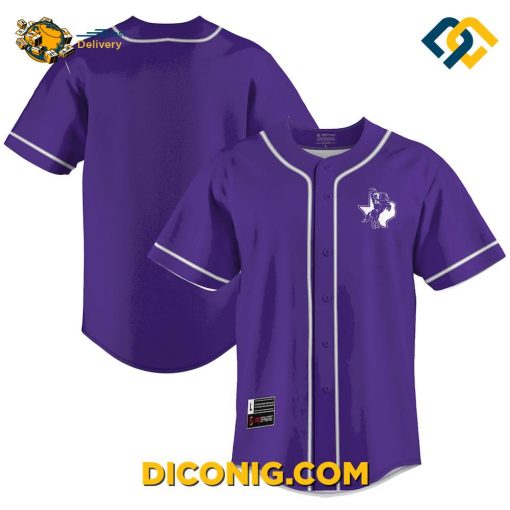 Tarleton State Texans Purple Baseball Jersey