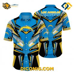 Thunder Strike Los Angeles Chargers Hawaiian Shirt