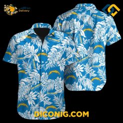 Tropical Los Angeles Chargers Hawaiian Shirt
