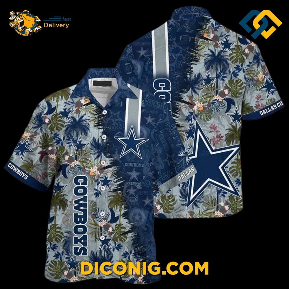 Tropical Spirit Dallas Cowboys Hawaiian Shirt 2 Gallery Image