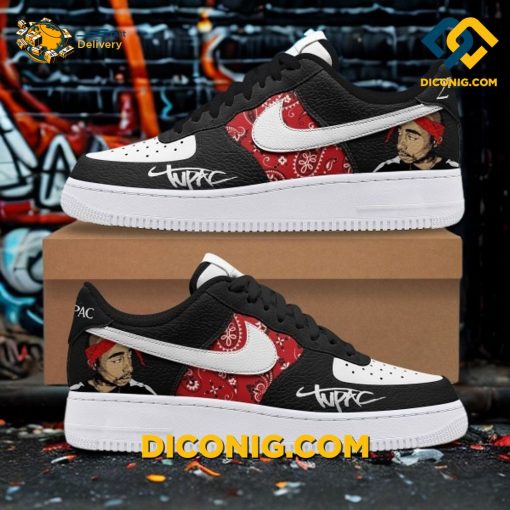 Tupac Shakur Nike Air Force 1 Sneaker Limited Edition Design