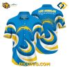Wave Surge Los Angeles Chargers Hawaiian Shirt