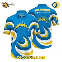 Wave Surge Los Angeles Chargers Hawaiian Shirt
