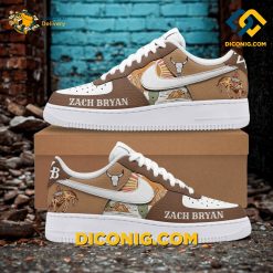Zach Bryan Tour 2024 Nike Air Force 1 Sneaker Limited Edition Design