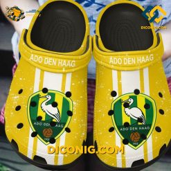 ADO Den Haag Yellow Black Crocs Clogs Shoes