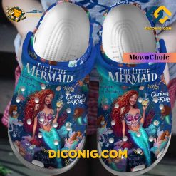 Black Queen Ariel Mermaid Crocs Clogs Shoes