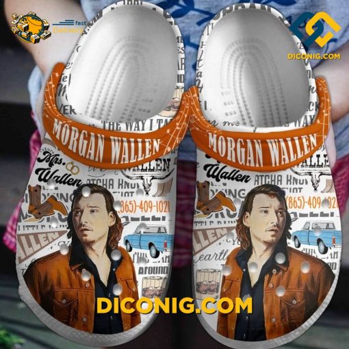 Concert Morgan Wallen Crocs Clogs Shoes