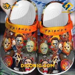 Halloween Horror Movies Friends Crocs Clogs Shoes