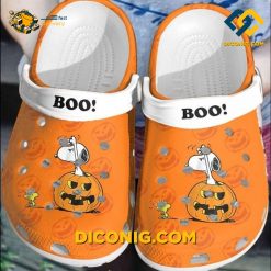 Halloween Snoopy Boo Pumpkin Crocs Clogs Shoes