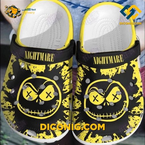 Halloween The Nightmare Jack Skellington Crocs Clogs Shoes