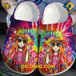 Hippie Soul Girl Crocs Clogs Shoes