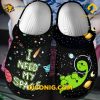 I Need My Space Dinosaur Crocs Clogs Shoes