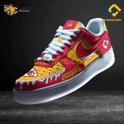 NFL Kansas City Chiefs Nike Air Force 1 Custom Shoes