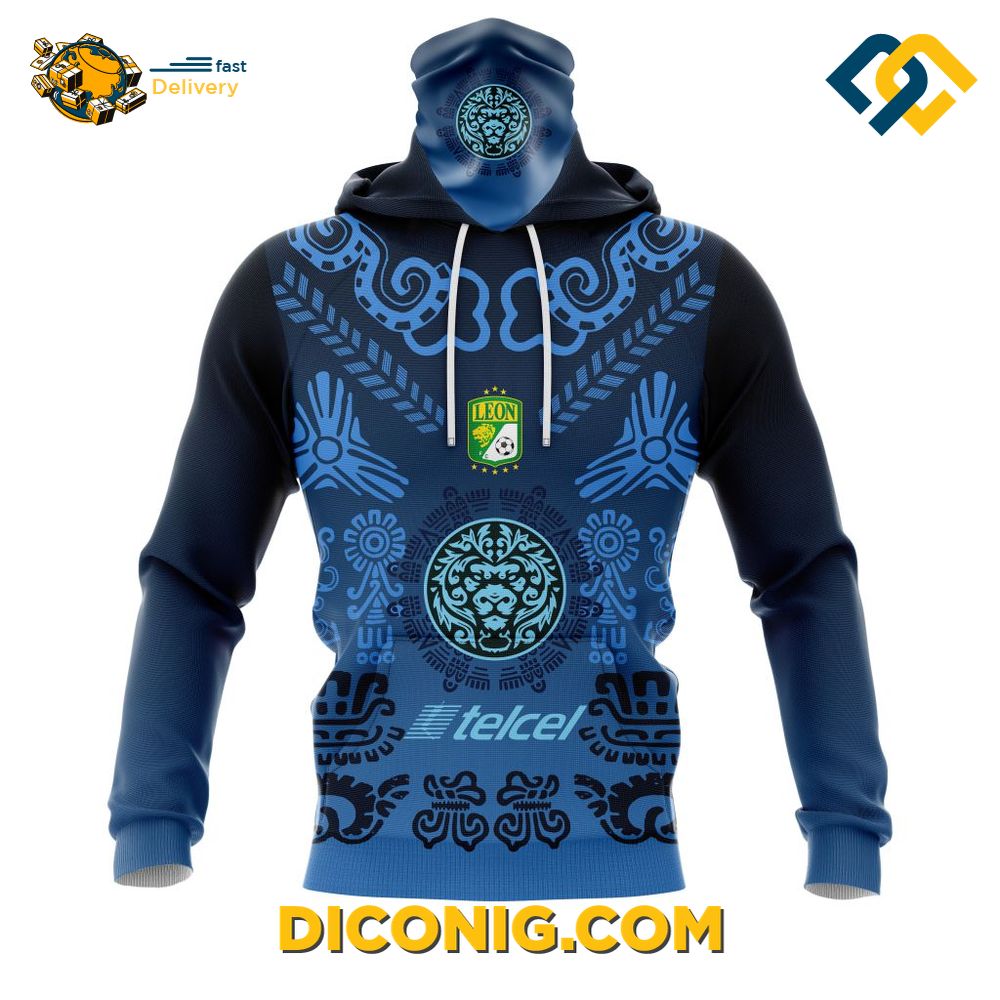 Liga MX Club Leon Aztec Hoodie Custom Shirt 9 Gallery Image