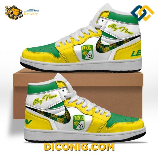 LIGA MX Club Leon Nike Air Jordan 1 Custom Sneakers