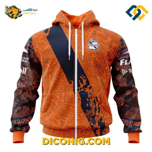 Liga MX Club Puebla Away Aztec Custom Hoodie