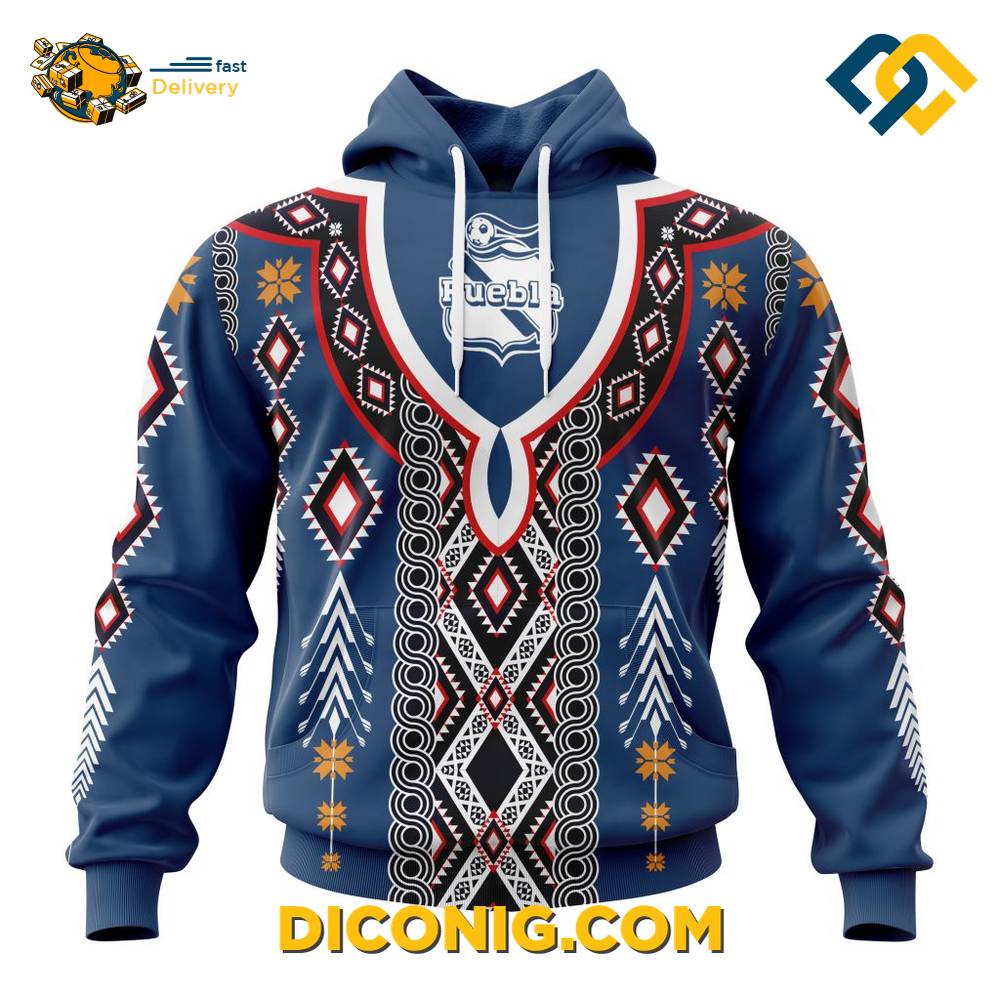 Liga MX Club Puebla Custom Hoodie 6 Gallery Image
